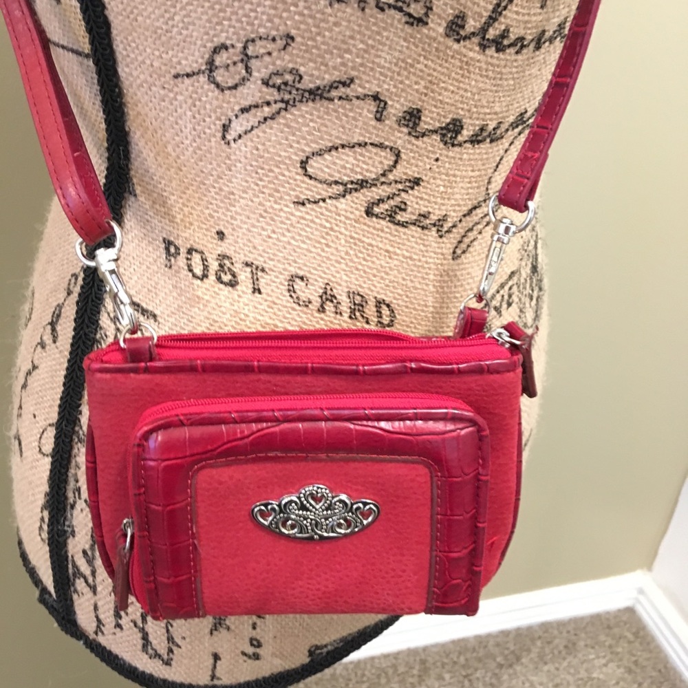 Coldwater Creek Red wallet purse crossbody